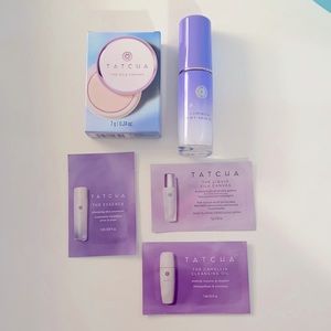 Tatcha NEW mini Silk Canvas, Luminous Dewy Skin Mist + 3 samples